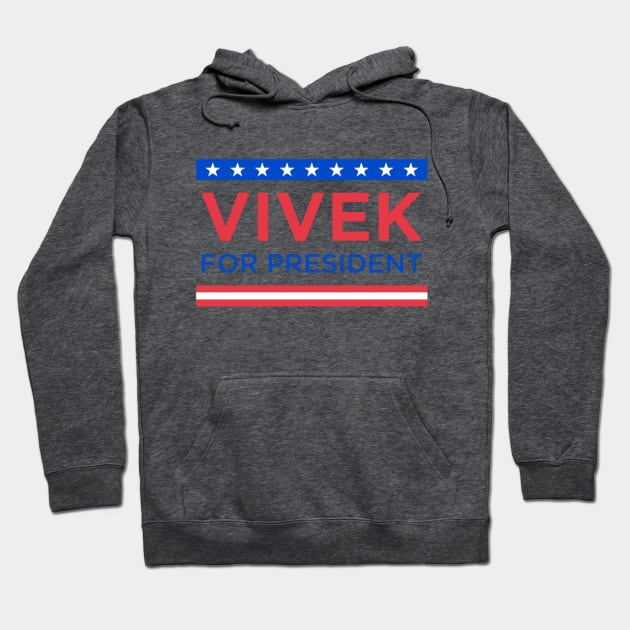 Vivek Ramaswamy For President 2024(2) Hoodie by RazonLife